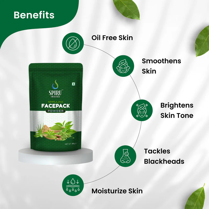 Spirulina Face Pack Powder 50grm