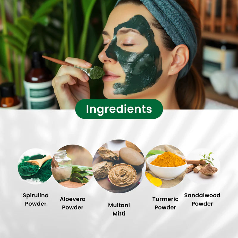 Spirulina Face Pack Powder 50grm